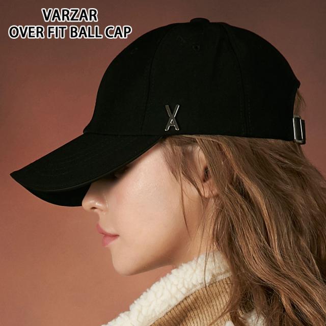 送料無料 VARZAR バザール シルバースタッドオーバーフィットボールキャップ Silver stud over fit ball cap black 帽子 639 640 641 キャップ メンズ 深め 韓国 レディース 人気 プレゼント ギフト