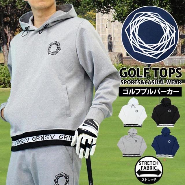 メンズ,メンズファッション,メンズカジュアル,通販,ゴルフウェア,プルパーカー,GIORNO SEVEN,トップス,ジョルノセブン,ストレッチ,春夏,秋冬,YMS-076