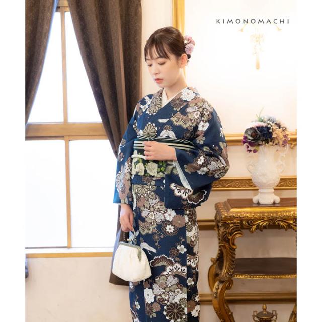 専用 お着物+長襦袢(帯揚げ) なごみや 帯揚げ 帯締め セット 日本製 正絹 角杉 昼夜 長尺