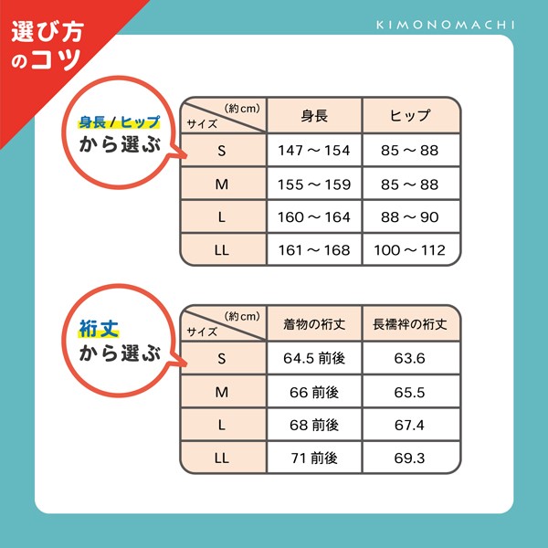 洗える長襦袢 掛け衿 衣紋抜き付き