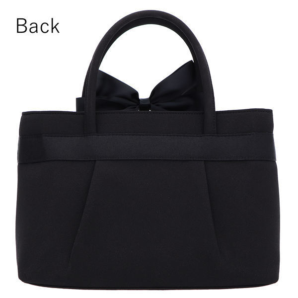 フォーマルバッグ 「ブラック リボン」 リボン付き手さげ ふくさ付き 2点セット 卒業式 バッグ セレモニーバッグ レディース 結婚式 入学式 葬儀 葬式 バック ブラックフォーマル 礼服 冠婚葬祭 ママ リボン 20代 30代 40代 50代【メール便不可】