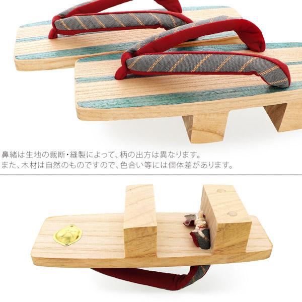 下駄　レディース 「三味型　藍染　二枚歯下駄　墨色ベージュ×紫」 日本製　桐下駄　女性下駄単品　女下駄 【メール便不可】