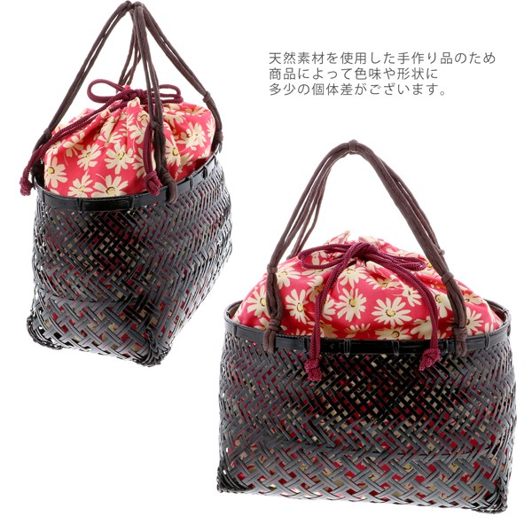 モロッコ ハンドメイド 1点もの かごバッグ　内側巾着パープルピンクグリーン系 モロッコ ハンドメイド 1点もの かごバッグ 内側巾着パープル