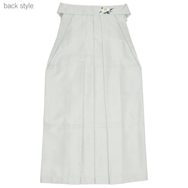 袴 単品 「アイスグレー 椿の刺繍」 卒業式 袴 レディース 行燈袴 SS/2S・S・M・L・LL/2Lサイズ 女の子袴 女性用袴単品 【メール便不可】