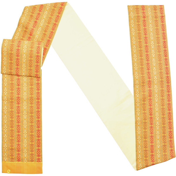 洒落袋帯 「チャンカイの申」 龍村美術織物謹製 西陣織証紙番号No.644 全通柄 日本製 西陣織 正絹 未仕立て 訪問着用 色無地用 付下げ用 洒落用袋帯 新品 未使用 ＜T＞【メール便不可】