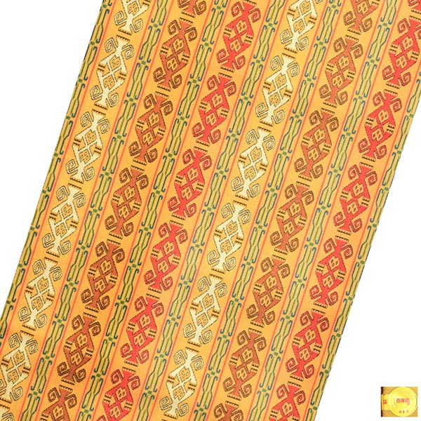 洒落袋帯 「チャンカイの申」 龍村美術織物謹製 西陣織証紙番号No.644 全通柄 日本製 西陣織 正絹 未仕立て 訪問着用 色無地用 付下げ用 洒落用袋帯 新品 未使用 ＜T＞【メール便不可】