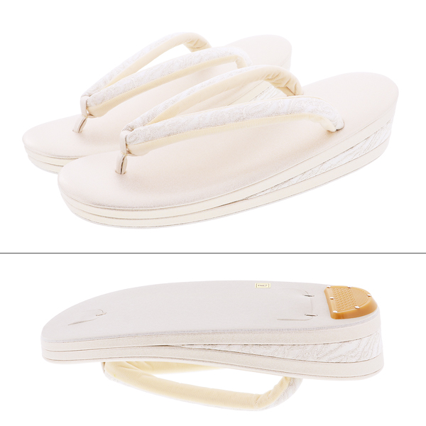 礼装 草履 バッグ セット レディース 礼装用草履バッグセット 「Robe De'collete'e ローブデコルテ I型 マーブル シルバー」 草履LLサイズ 25cm前後 二の三枚芯 女性用 フォーマル草履バッグセット 痛くない 履物 ぞうり 和服草履 女性履物 着物 和装 銀 <T>【メール便不可】