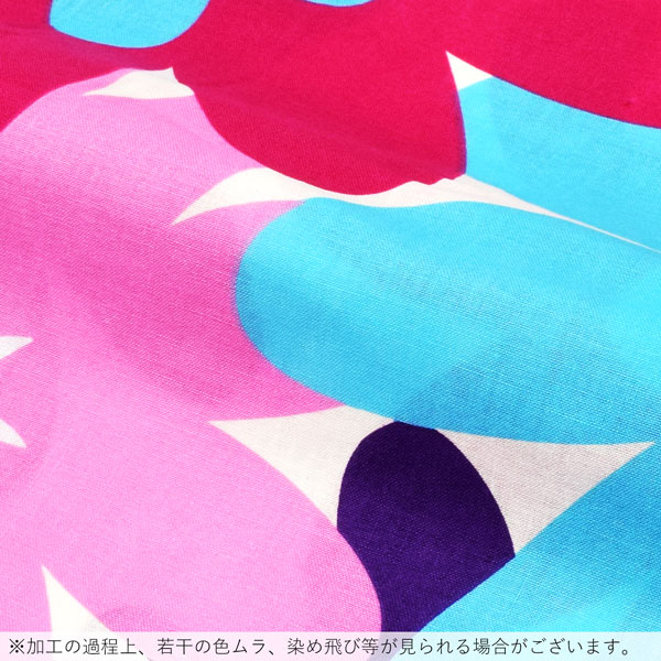 浴衣 レディース 単品 「白地　ビッグフラワー、赤紫」 フリーサイズ レトロ モダン 大人柄 女性浴衣単品 女浴衣 ゆかた yukata 【メール便不可】