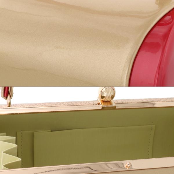 振袖 草履 バッグ 成人式 「スモーキーゴールド×カーマイン　No.4」 シンプルな無地　草履Lサイズ　24cm前後　女性用　レディース　振袖用草履バッグセット ＜R＞【メール便不可】