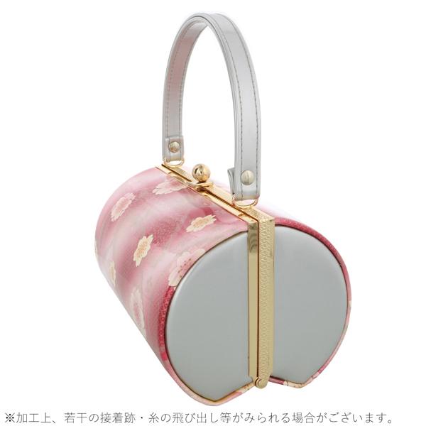 振袖 草履 バッグ 成人式 「薄ピンク×ルビー 八重桜 No.10」 エナメル調 花柄 草履Lサイズ 24cm前後 女性用 レディース 振袖用草履バッグセット <R>【メール便不可】