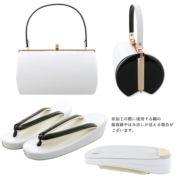 振袖 草履 バッグ 成人式 「バイカラー 全6色」 シンプルな無地 草履Lサイズ 24cm前後 女性用 レディース 振袖用草履バッグセット <R>【メール便不可】