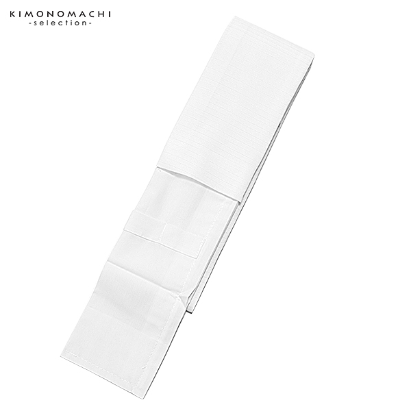 衿秀　き楽っく　専用替え衿 「白　夏用　絽　広衿」長襦袢用替え衿　洗える替え衿　ファスナー式　替え衿　付け衿　※襦袢、袖は別売りです※　カジュアル　普段使い　洒落用　ブランド：襟の衿秀　42-5200 ＜R＞【メール便対応可】