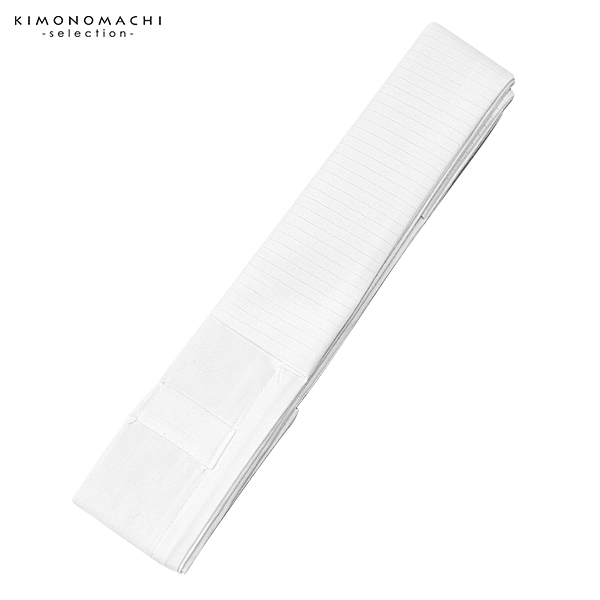 衿秀　き楽っく　専用替え衿 「白　夏用　絽　バチ衿」長襦袢用替え衿　洗える替え衿　ファスナー式　替え衿　付け衿　※襦袢、袖は別売りです※　カジュアル　普段使い　洒落用　ブランド：襟の衿秀　42-5100 ＜R＞【メール便対応可】