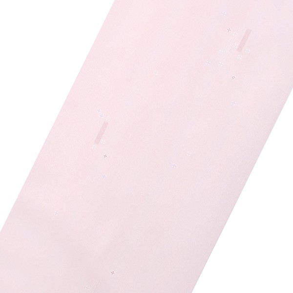 東レシルック 反物 「薄桜色　小唐花」ポリエステル 日本製 未仕立て 小紋 単衣 袷＜T＞【メール便不可】