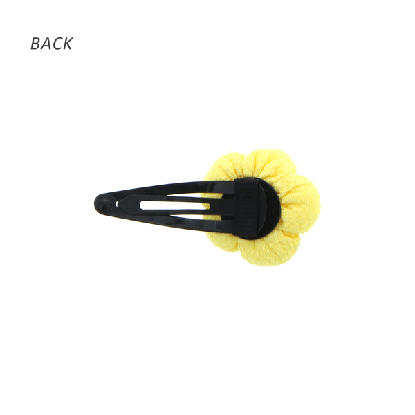 【訳アリ】【アウトレット品】 クリップ髪飾り 「ちりめん細工の梅 パッチンどめ 全9色」 ヘアアクセサリー 大人用・子供用 レディース 着物 和装 浴衣 カジュアル着物 七五三 女の子 ワンポイント 髪飾り単品【メール便対応可】