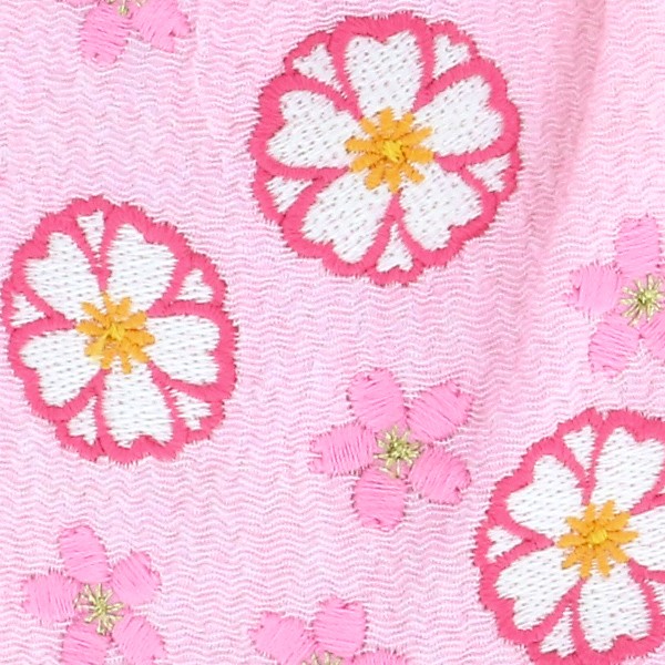 七五三 女の子 巾着 バッグ 単品「ラズベリーレッド・ピンク・黒色 お花の刺繍 全3色」 ちりめん 刺繍入り 3歳 7歳 女児 七五三小物 和装 着物 ＜H＞【メール便不可】