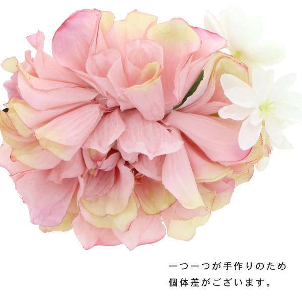 【訳アリ】【アウトレット品】 クリップ髪飾り 「お花のクリップ　全5色」 ヘアアクセサリー 大人用・子供用 レディース 着物 和装 浴衣 カジュアル着物 七五三 女の子 ワンポイント 髪飾り単品【メール便不可】