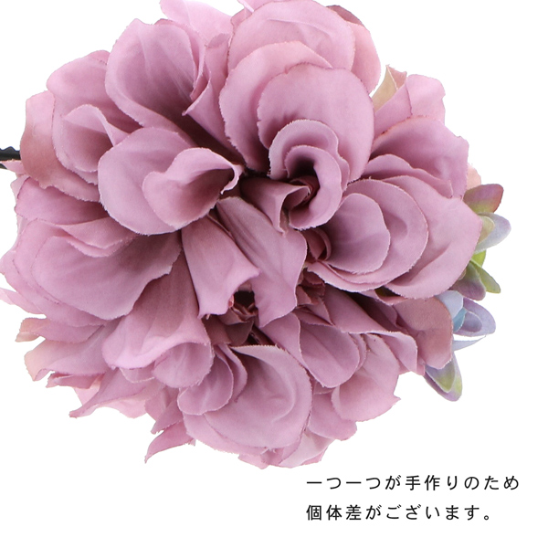 【訳アリ】【アウトレット品】 クリップ髪飾り 「お花のクリップ　全5色」 ヘアアクセサリー 大人用・子供用 レディース 着物 和装 浴衣 カジュアル着物 七五三 女の子 ワンポイント 髪飾り単品【メール便不可】