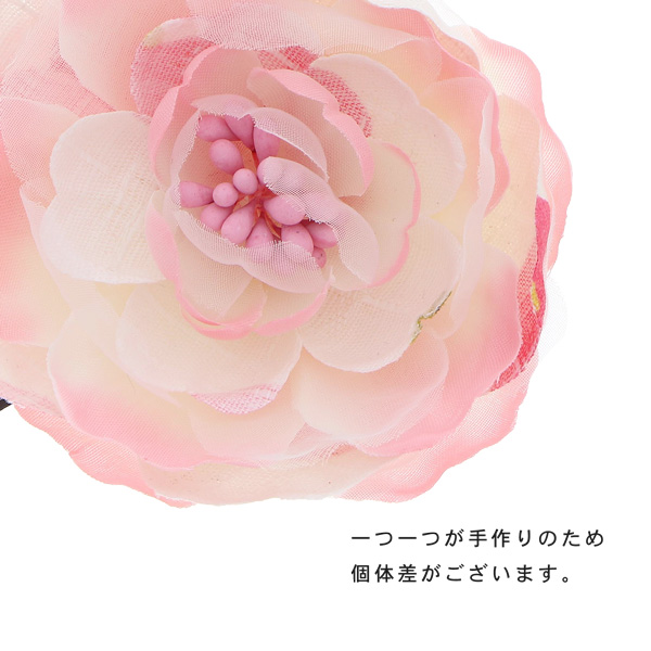 【訳アリ】【アウトレット品】 ヘアピン髪飾り 「シフォンと和柄のお花 ピンク」 ヘアアクセサリー 大人用・子供用 レディース 着物 和装 浴衣 カジュアル着物 七五三 女の子 ワンポイント 髪飾り単品【メール便不可】