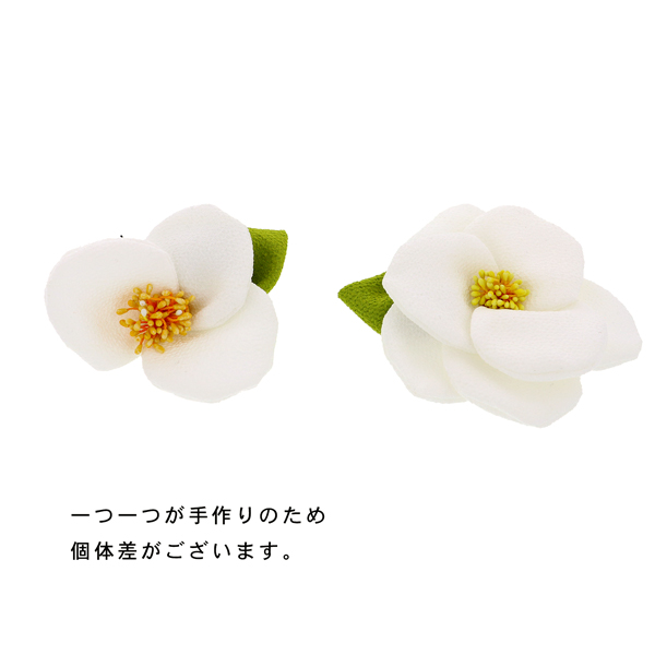 【訳アリ】【アウトレット品】 Uピン髪飾り 「椿　赤・ピンク・桃・白」 ヘアアクセサリー 大人用・子供用 レディース 着物 和装 浴衣 カジュアル着物 七五三 女の子 ワンポイント 髪飾り単品【メール便不可】