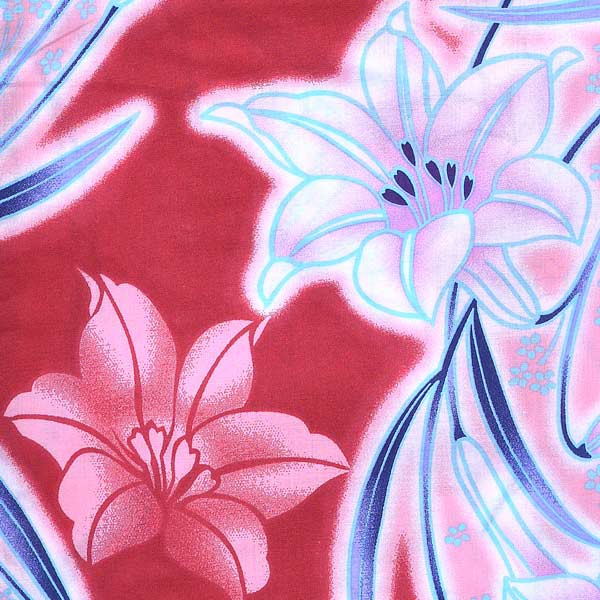 限定品 浴衣 レディース 単品「夏ごころ浴衣 赤ピンク ユリ」フリーサイズ yukata の通販はau PAY マーケット - 京都きもの町|商品ロットナンバー:505046942 特価セール