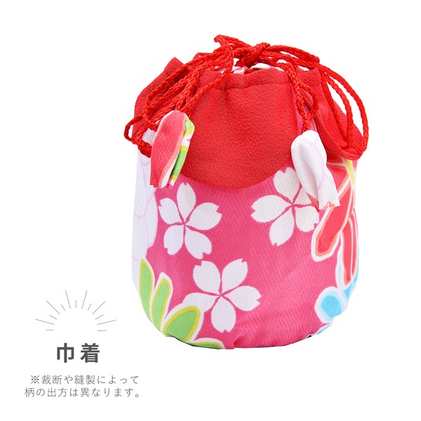 女の子 着物セット 「白×ピンク　菊・桜・花々」 アンサンブル 着物、兵児帯、羽織、草履、巾着 3歳〜4歳 5歳〜6歳 7歳〜8歳 9歳〜10歳 こども 子ども キッズ ジュニア 子供 女児 着物 きもの 【メール便不可】