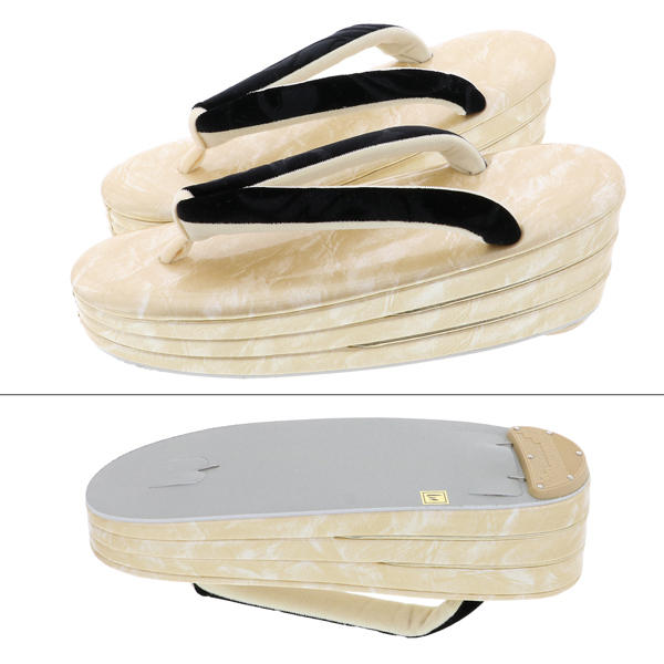 振袖草履バッグセット 「黒×ゴールド 唐草模様」 Fサイズ 振袖草履バッグ 振袖バッグ 振袖草履 【メール便不可】