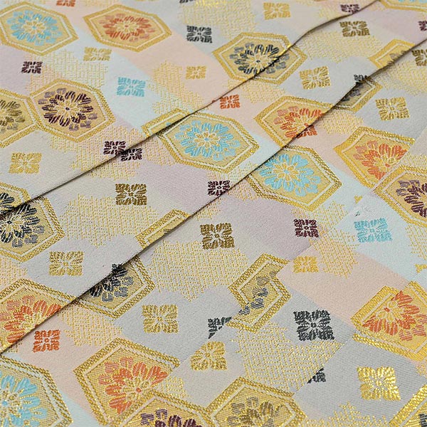 袴 金襴袴 男性袴 馬乗り袴 単品「桜鼠色系段ぼかし亀甲文」4サイズ S/M/L/LL 身長150cm〜180cmまで フォーマル 成人式 卒業式 結婚式 男性 メンズ 晴れ着【メール便不可】