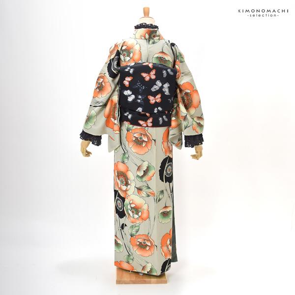 レース付け袖 「黒、白」 つけ袖 3段フリル 重ね着 レイヤード エレガント レトロ 可愛い 着物 和洋折衷コーデ 和洋ミックス 洋風MIX 和装小物 【メール便不可】