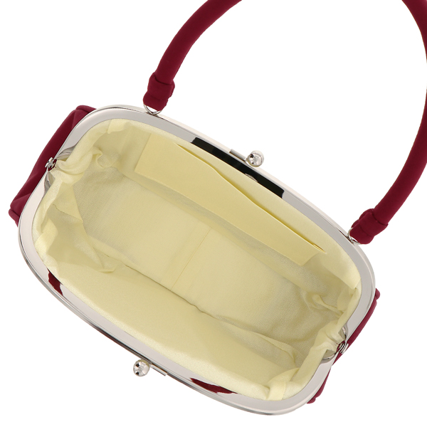 振袖 バッグ 成人式 レディース 振袖用バッグ 「菊刺繍　ワインレッド」 振袖バッグ 刺繍バッグ 【メール便不可】