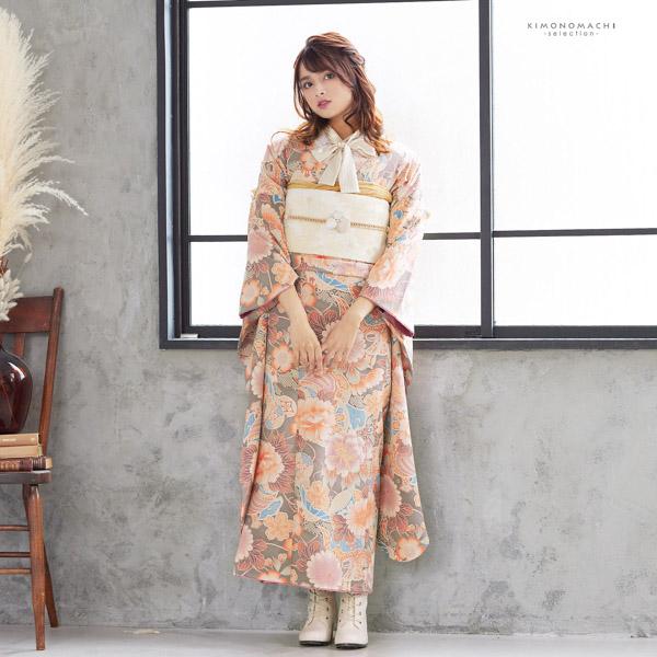 帯揚げ 振袖 成人式 ベロア 単品「ベージュ」帯揚 帯あげ おびあげ 和装小物 成人式 結婚式 振袖 振袖用帯揚げ 振袖小物 日本製【メール便不可】