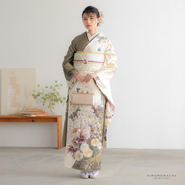 京くみひも 帯締め 振袖用 帯〆 正絹 単品「黒×白・赤×白・紫×白・白×白」日本製 成人式 結婚式 振袖 正絹帯締め 振袖用帯締め 着物 振袖小物【メール便不可】