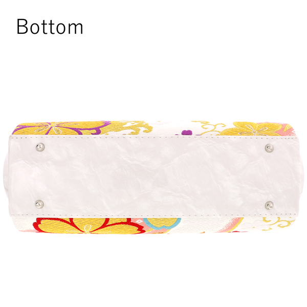 振袖草履バッグセット  「シルバー　桜」 Fサイズ(M〜Lサイズ相当) 振袖草履バッグ 振袖バッグ 振袖草履 成人式【メール便不可】