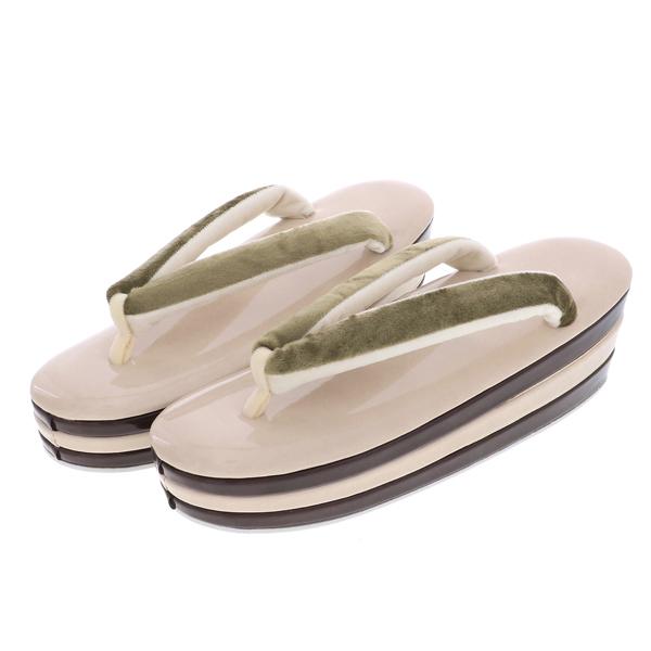 振袖草履バッグセット ベルベット  「ブロンズ」 Fサイズ(M〜Lサイズ相当) 振袖草履バッグ 振袖バッグ 振袖草履 成人式【メール便不可】