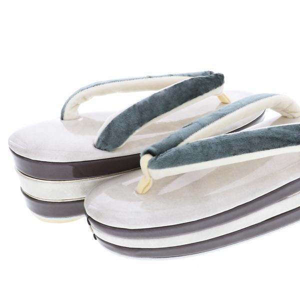 振袖草履バッグセット ベルベット  「スモークグリーン」 Fサイズ(M〜Lサイズ相当) 振袖草履バッグ 振袖バッグ 振袖草履 成人式【メール便不可】