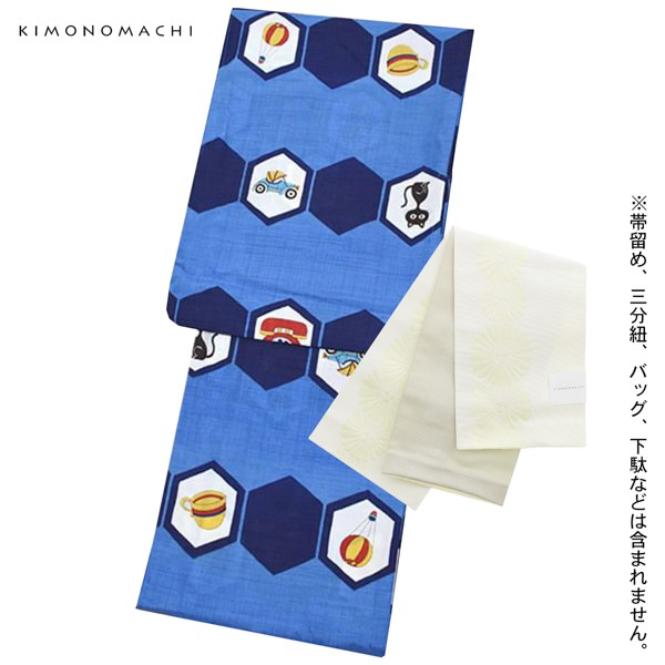 浴衣 セット レディース 吸水速乾 CALCULO ポリエステル浴衣 浴衣と帯