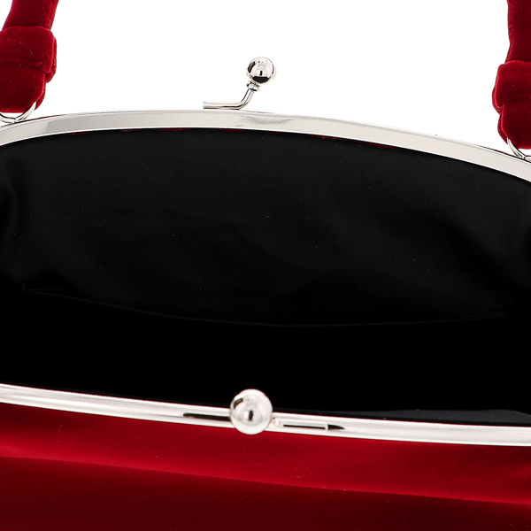 振袖 草履バッグセット「つまみのお花 真紅」Fサイズ 振袖草履バッグ 振袖バッグ 振袖草履 成人式【メール便不可】