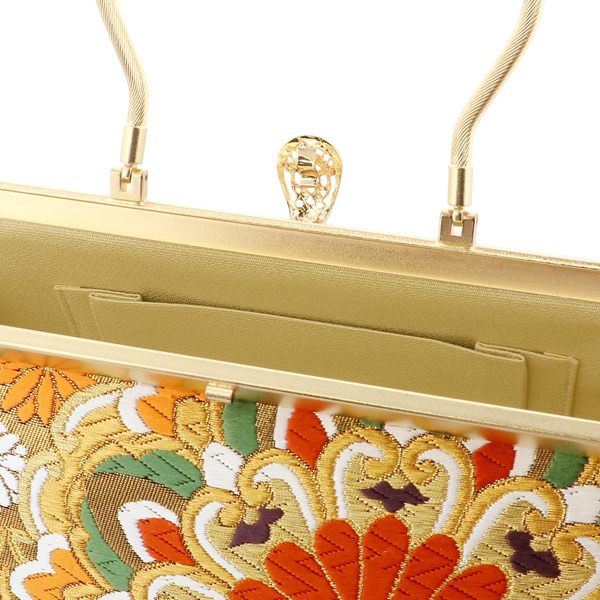 振袖 草履バッグセット ブランド 世美庵「黒地 唐華に菊」Lサイズ 日本製 振袖草履バッグ 振袖バッグ 振袖草履 成人式【メール便不可】