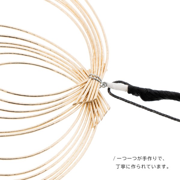 水引き 髪飾り 単品「水引輪飾り、二重　ゴールド・シルバー #1544」日本製 Uピン髪飾り 成人式、卒業式に ヘアアレンジ ポイント髪飾り【メール便不可】