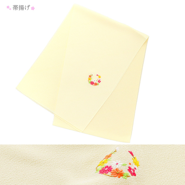 七五三 7歳 四つ身着物フルセット ブランド Shikibu Roman 式部浪漫「水色×黄色　四季花の丸」 女の子 7才 女児用 子供着物 七才のお祝い着向け【メール便不可】