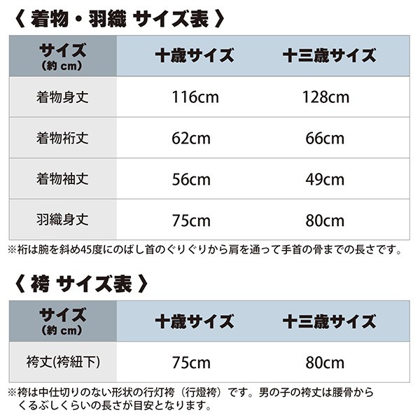 男の子 10歳 13歳 金刺繍紋入り 羽織袴セット 「黒・白　菱、金刺繍紋」 ハーフ成人式 十三参り 卒業式 入学式 フルセット 10才 13才 男児用 着物セット 子供着物 【メール便不可】