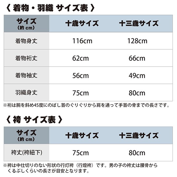 男の子 10歳 13歳 金刺繍紋入り 袴が選べる羽織袴セット 「黒　菱、金刺繍紋 + 金襴袴」 ハーフ成人式 十三参り 卒業式 入学式 フルセット 10才 13才 男児用 着物セット 子供着物 【メール便不可】