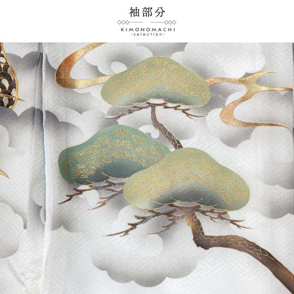 男の子のお宮参り産着 祝い着「白地、龍に宝珠」正絹 熨斗目 のしめ 一つ身 一ツ身 初着 お初着 御祝着 着物 七五三 お宮詣り 祈願 お祈り 子供 キッズ 赤ちゃん ベビー 男児【メール便不可】