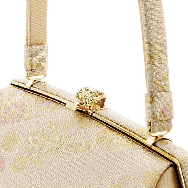 礼装 草履 バッグ セット レディース 礼装用草履バッグセット 紗織「ゴールド　手綱の花紋」M/Lサイズ 日本製 礼装草履バッグ 礼装バッグ 礼装草履【メール便不可】