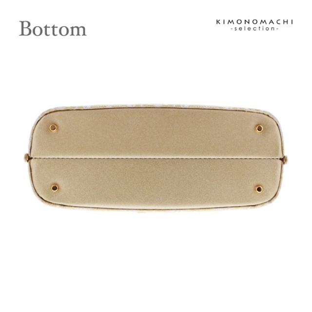 礼装 草履 バッグ セット レディース 礼装用草履バッグセット 紗織「シルバー×ゴールド　羊歯菱に花紋」M/Lサイズ 日本製 礼装草履バッグ 礼装バッグ 礼装草履【メール便不可】