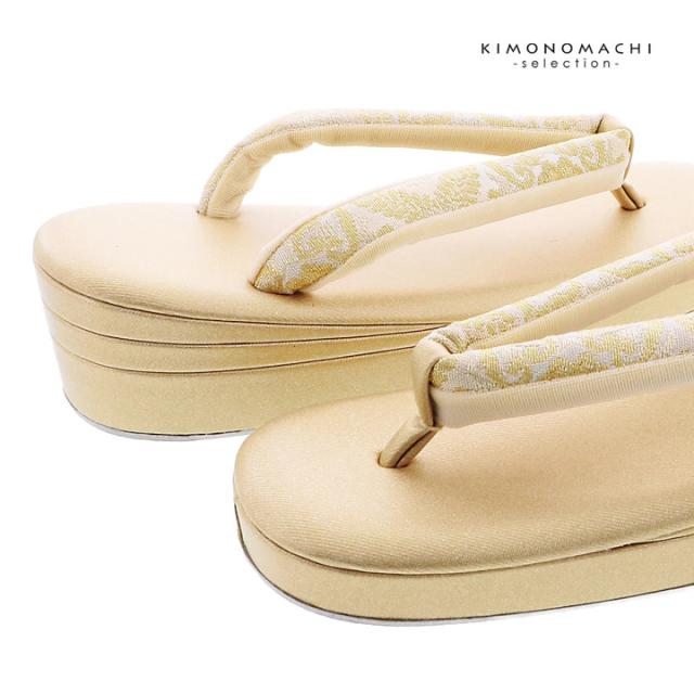 礼装 草履 バッグ セット レディース 礼装用草履バッグセット 紗織「シルバー×ゴールド　羊歯菱に花紋」M/Lサイズ 日本製 礼装草履バッグ 礼装バッグ 礼装草履【メール便不可】