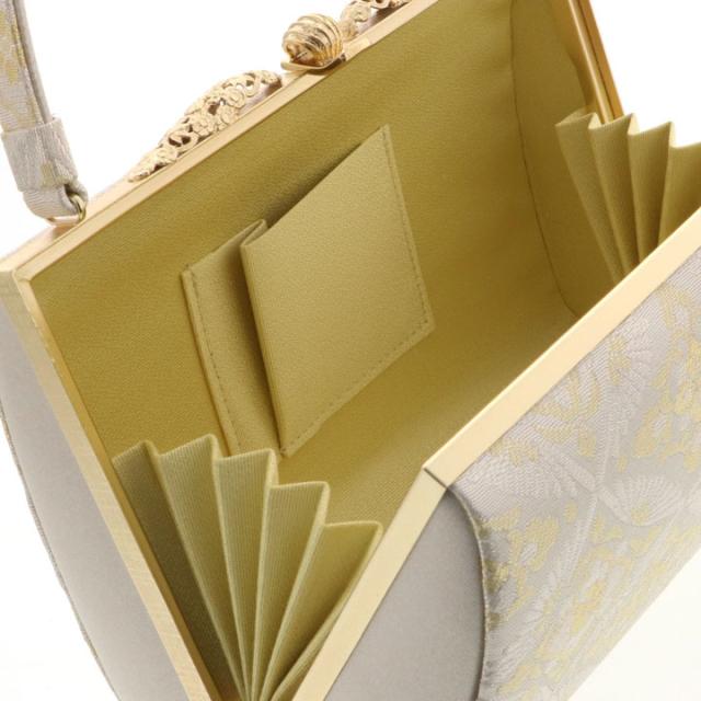 礼装 草履 バッグ セット レディース 礼装用草履バッグセット 紗織「シルバー 菊花菱」M/Lサイズ 日本製 礼装草履バッグ 礼装バッグ 礼装草履【メール便不可】