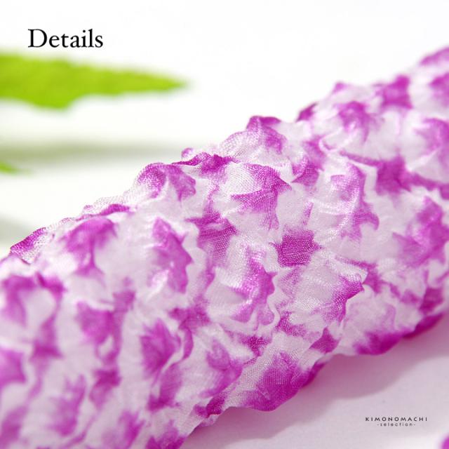 京かのこ 七五三 女の子 髪飾り「赤・ピンク・紫・黄色」正絹 日本製 京染め 日本髪 鹿の子 2分の1成人式 ハーフ成人式 十三参 十歳 女児 753