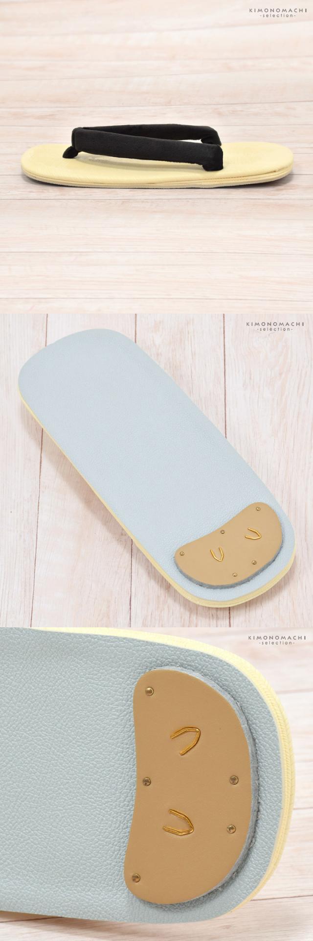 男性 メンズ 雪駄 単品「黒鼻緒 23.5cm/25cm/26cm/27cm/28cm/29cm/30cm 全7サイズ」ライト底 浴衣 着物 男物 紳士用【メール便不可】