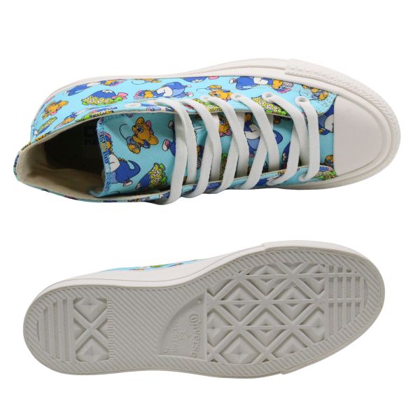 コンバース スニーカー レディース 靴 ハイカット 水色 富永航